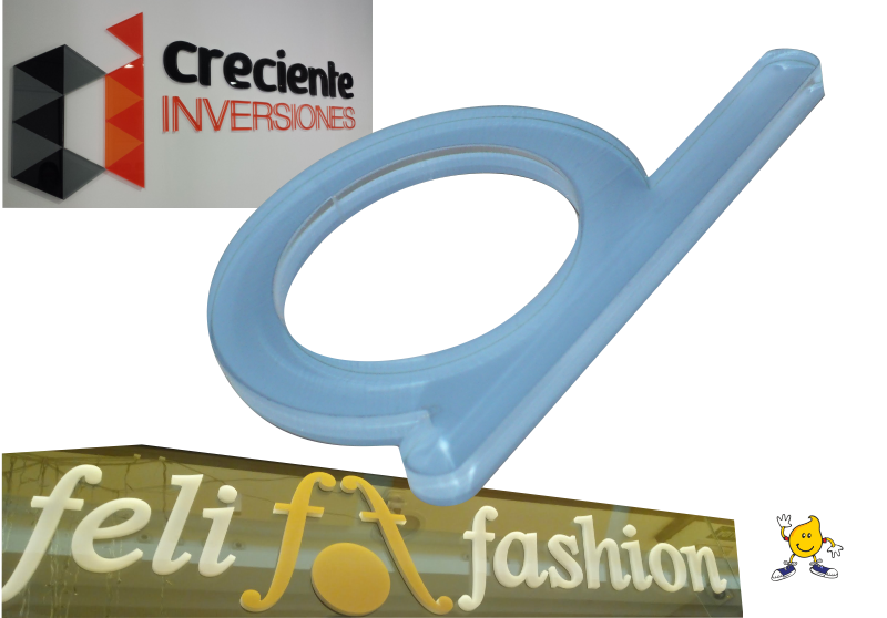 Letras en metacrilato